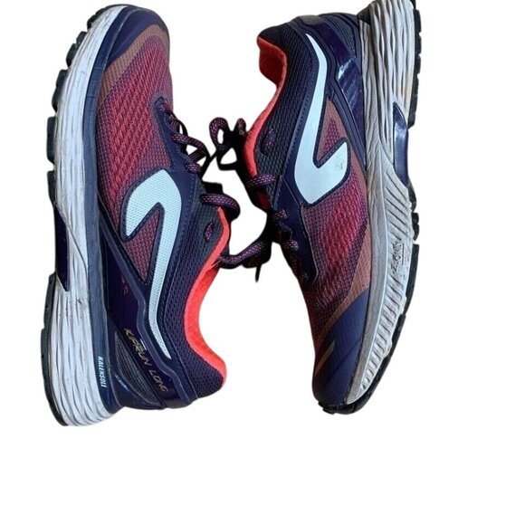 Kalenji KipRun Long Decathlon Shoes Women’s Size 8 Coral Blue Running Gym Shoes - Picture 9 of 10